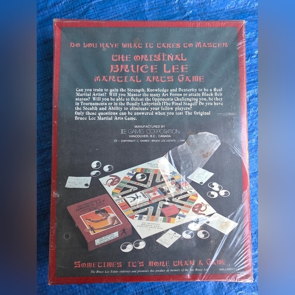 Vintage NWOT Bruce Lee Martial Arts Game Collectors Item - Picture 8 of 11